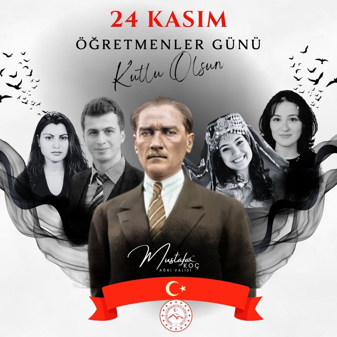 Valimiz Sayın Mustafa KOÇ’un 24 Kasım Öğretmenler Günü Mesajı 