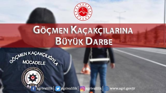 Göçmen Kaçakçılarına Büyük Darbe