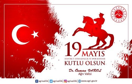  Vali Varol'un 19 Mayıs Atatürk'ü Anma, Gençlik ve Spor Bayramı Mesajı