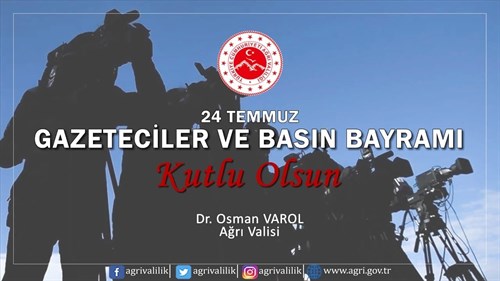 Vali Varol’un Gazeteciler ve Basın Bayramı Mesajı